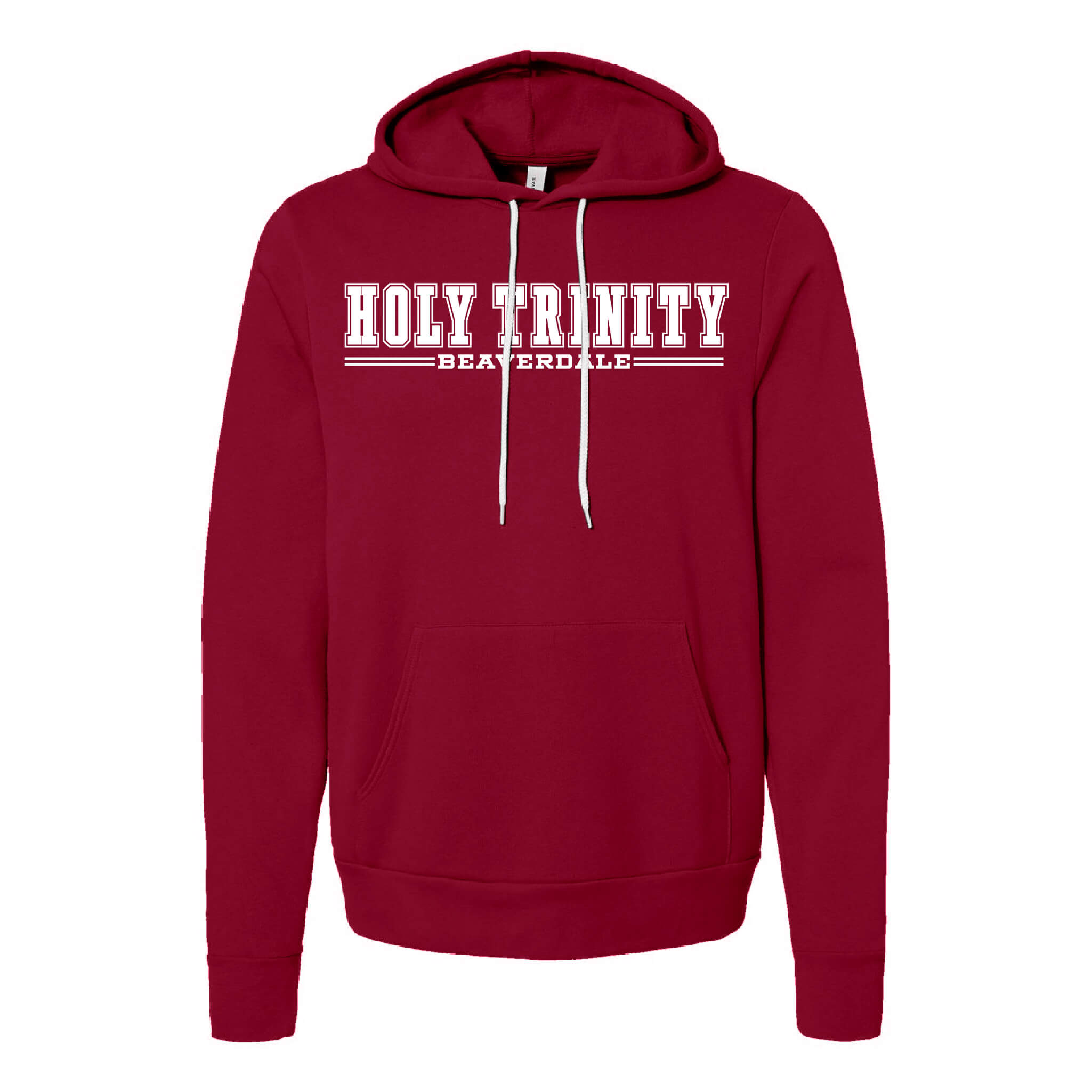 Holy Trinity Beaverdale Athletic Block Sponge Fleece Raglan Hoodie Sweatshirt - Adult
