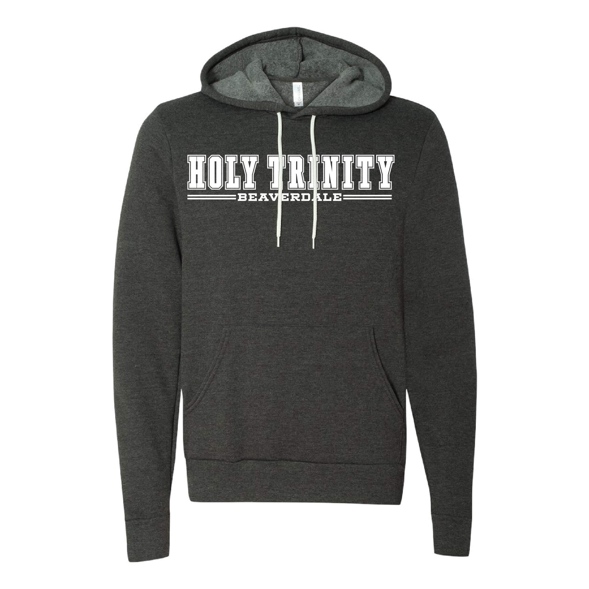 Holy Trinity Beaverdale Athletic Block Sponge Fleece Raglan Hoodie Sweatshirt - Adult