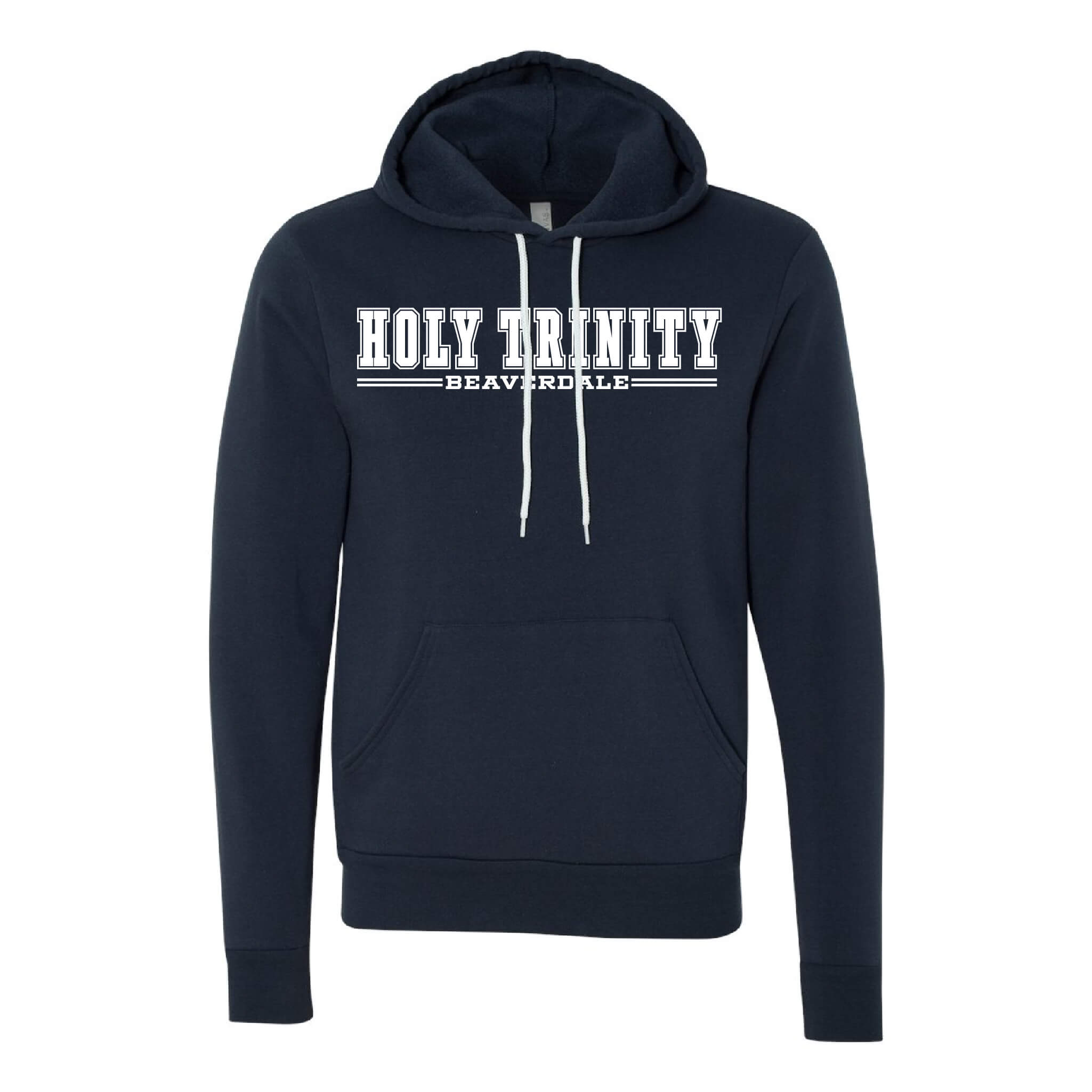 Holy Trinity Beaverdale Athletic Block Sponge Fleece Raglan Hoodie Sweatshirt - Adult