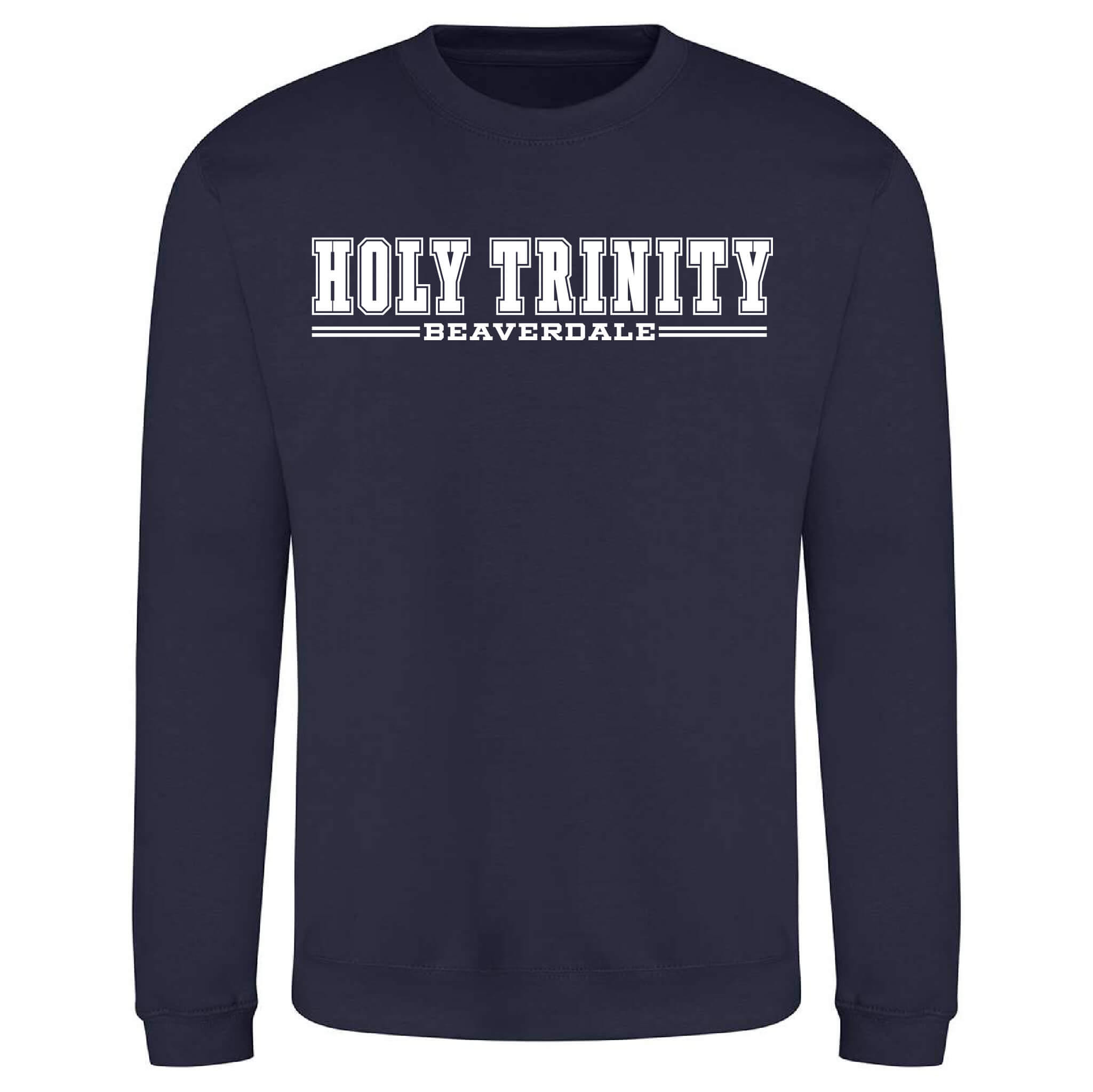 Holy Trinity Beaverdale Athletic Block Crewneck Sweatshirt - Youth