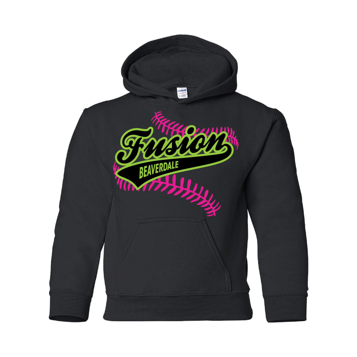 Fusion Beaverdale Heavy Blend Hooded Sweatshirt - Youth