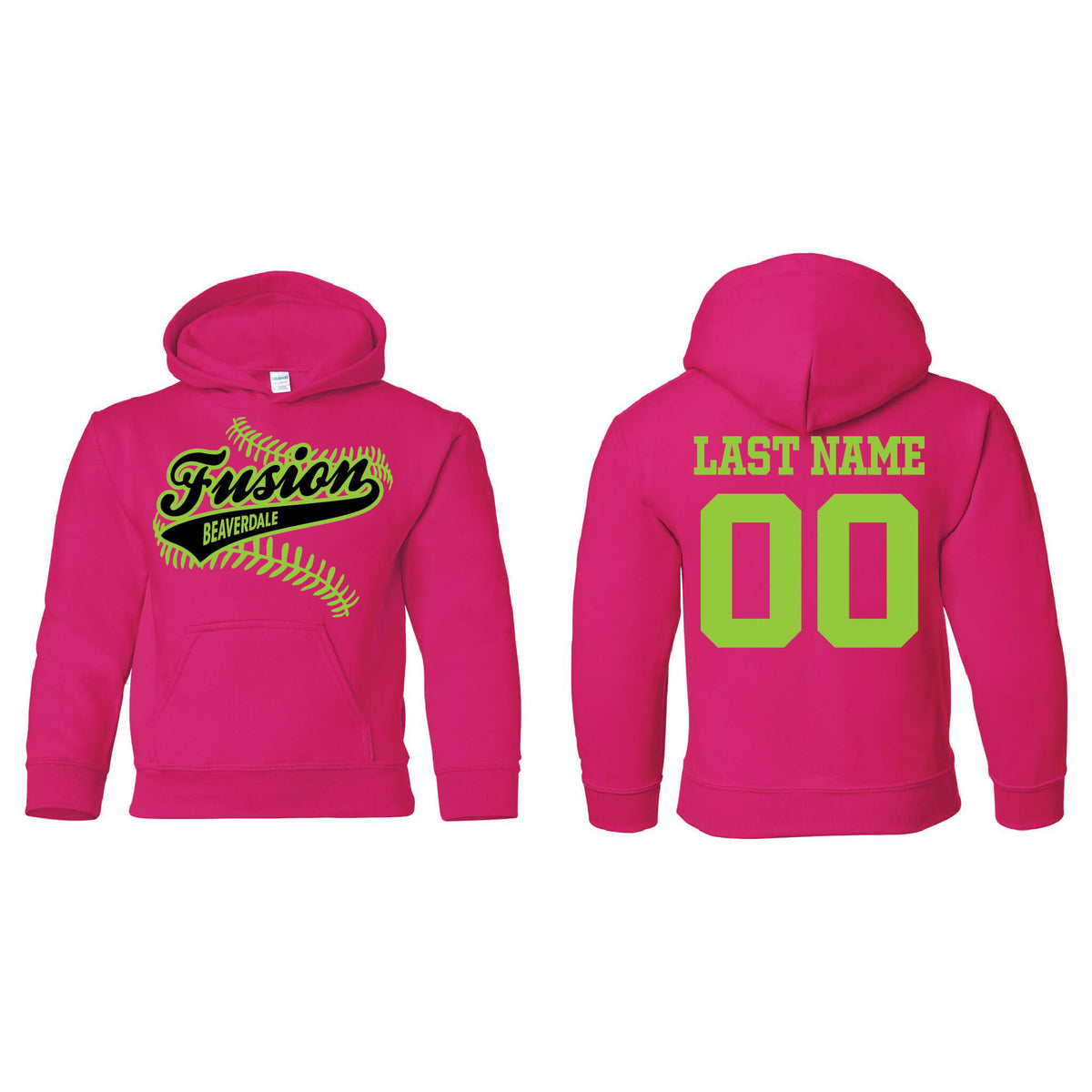 Fusion Beaverdale Heavy Blend Hooded Sweatshirt - Youth